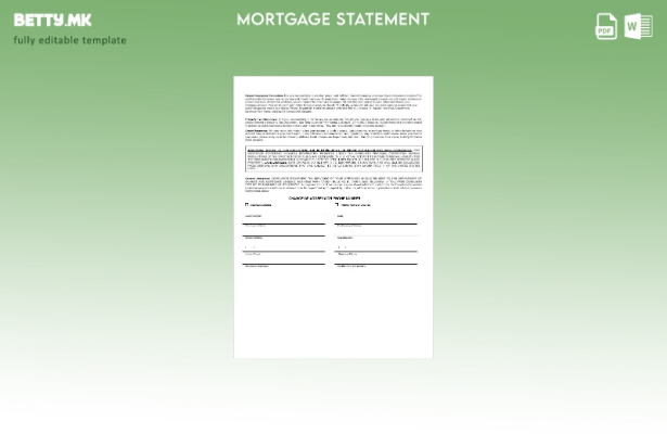 модерен стил Украина Icard извештај за хипотека од банка во шаблон формати Wor 1